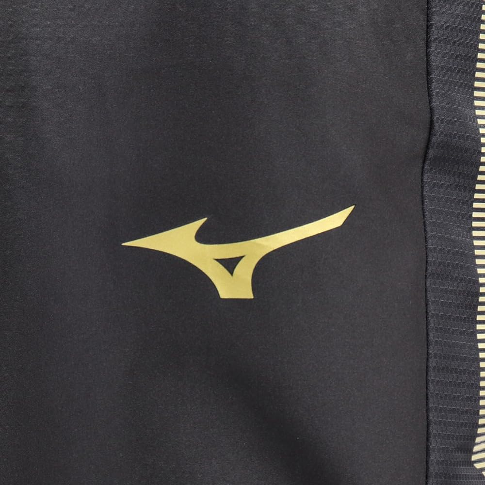 Mizuno Теплые брюки с термо-наполнением Breath XL Черный/Золотой Водоотталкивающие 32MFA630