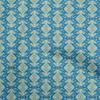 Cotton Flex Blue Fabric Asian Kilim Diy Clothing Quilting Fabric Print Fabric By Yard 40 Inch