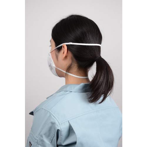 TRUSCO Bi-fold Disposable Dust Mask DS2 10 Pieces TD02-S2