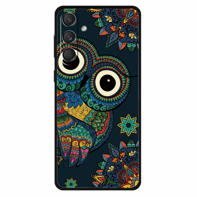 Для Samsung Galaxy S23 Plus Ultra FE Чехлы Силиконовый Мягкий ТПУ Сова Роскошная Задняя Крышка Для Samsung S23 Новый ТПУ Защитная Оболочка Волк