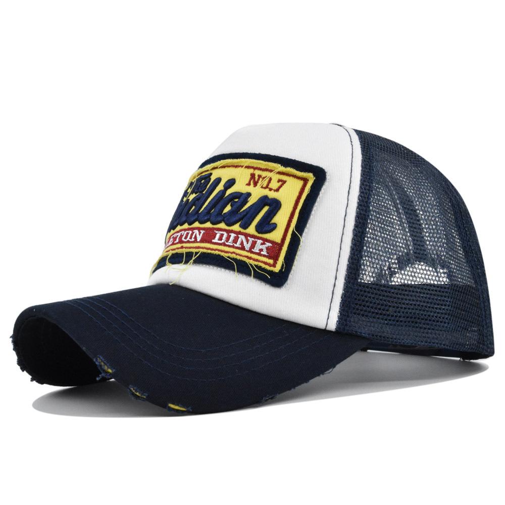 Высококачественная Бейсболка Snapback из Хлопка Мужская Женская Hip Hop Кепка Тракерная Сетчатая Дышащая Кепка Для Защиты от Солнца на Открытом Воздухе Кепка Snapback