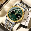 BINBOND Quartz Watches For Men Luxury Stainless Steel Luminous Waterproof Auto Date Men's Watch Durable Reloj Para Hombre +Box