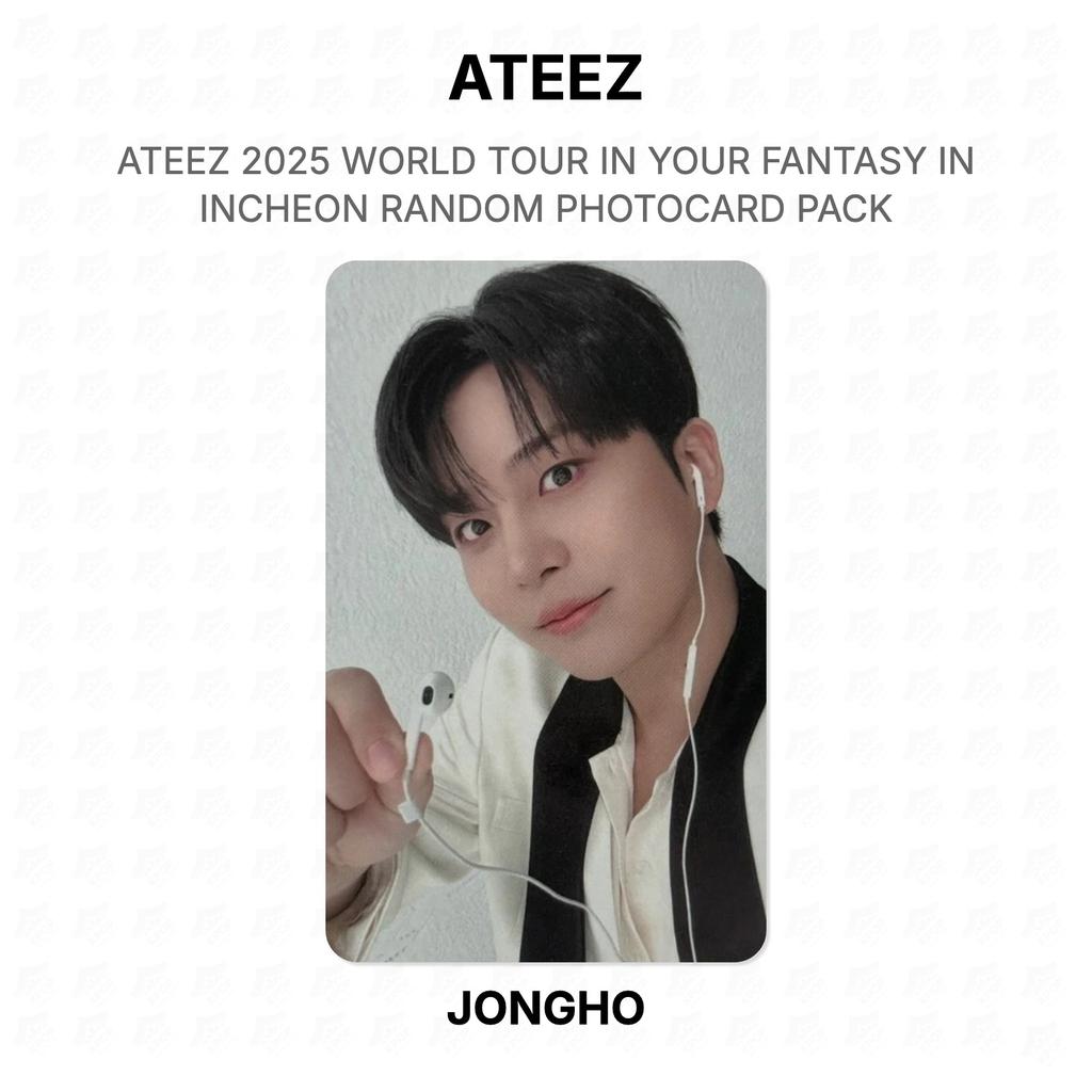 ATEEZ 2025 МИРОВОЙ ТУР В ВАШЕЙ ФАНТАЗИИ В ИНЧХОНЕ СЛУЧАЙНЫЙ ПАКЕТ ФОТОКАРТОЧЕК Официальная фотокарточка