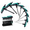 Hex Wrench Set, T-Handle Hex Wrenches, Metric Sizes 2, 2.5, 3.0, 4.0, 5.0, 6.0, 8.0, and 10mm, 8-Piece Set, Hex Key Wrenches, Bicycle Repair