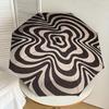 1PC Op Art Spiral Umbrella-8-Rib Reinforced, Automatic Open, Lightweight & Durable, Cute Fashion Accessory for Outdoor, Beach, or Casual Use, Beach Um