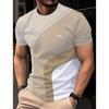 Street Hip-hop T-shirt Fashion for Spring Summer Men's Casual Round Neck Short Sleeved T-shirt