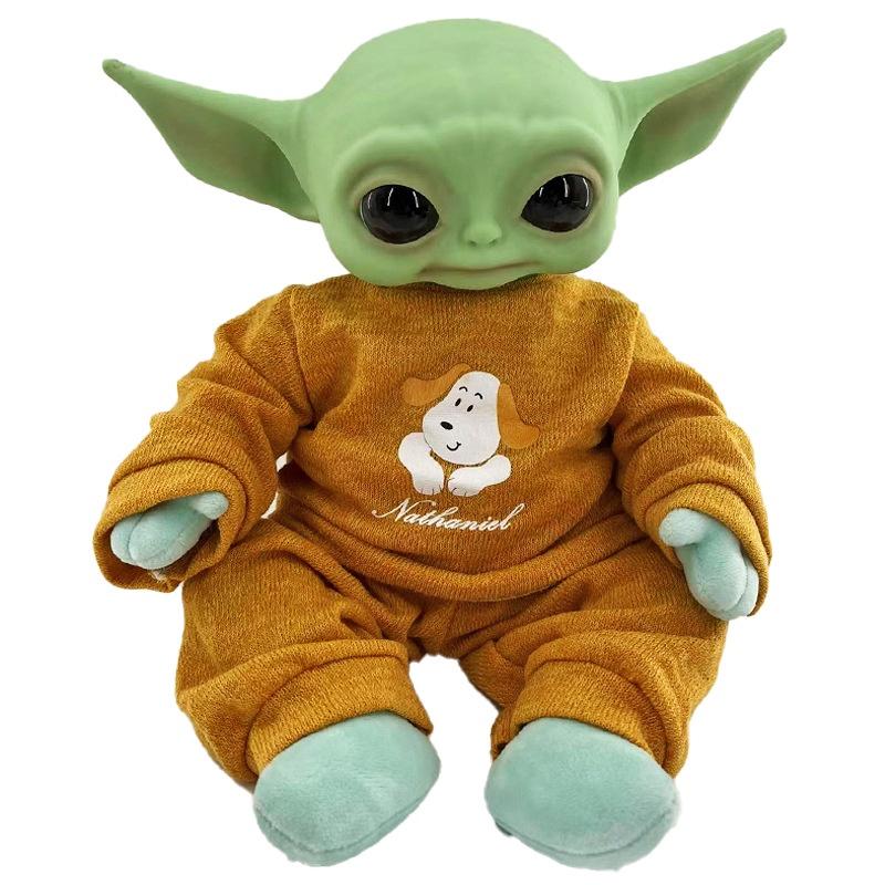 Yoda Baby Plush Doll Mandalorian Christmas Infant Toy Alien Figurine