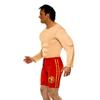 Muscle Man Role Play T-Shirt: Fake Chest & Abs Costume for Boys