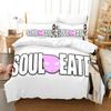 Новый комплект постельного белья с 3D-мультфильмами Soul Eater Single Twin Full Queen King Size Bed Set Adult Kid Bedroom Duvet cover Sets Home Textiles