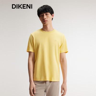 DIKENI Мужская премиальная легкая прохладная футболка с коротким рукавом