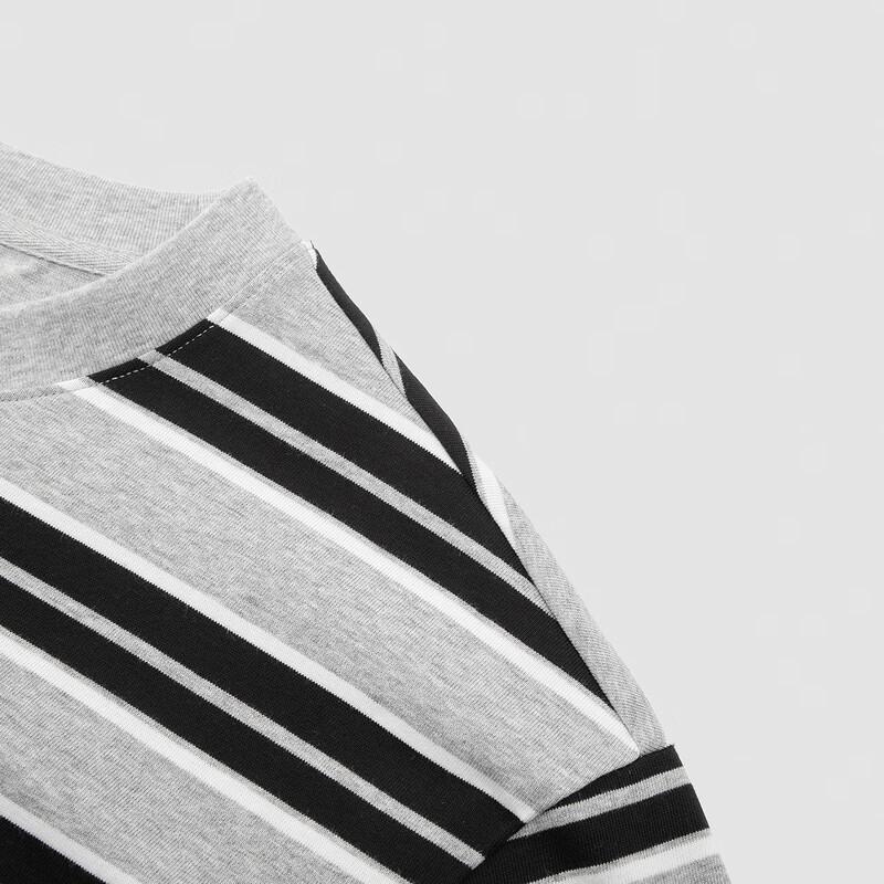 Мужская футболка Semir из чистого хлопка с цветовыми блоками и полосками, с карманом, с коротким рукавом