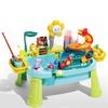 Игровой домик для детей, электрическая посудомоечная машина с распылителем воды, набор для мытья посуды, игрушка для рыбалки