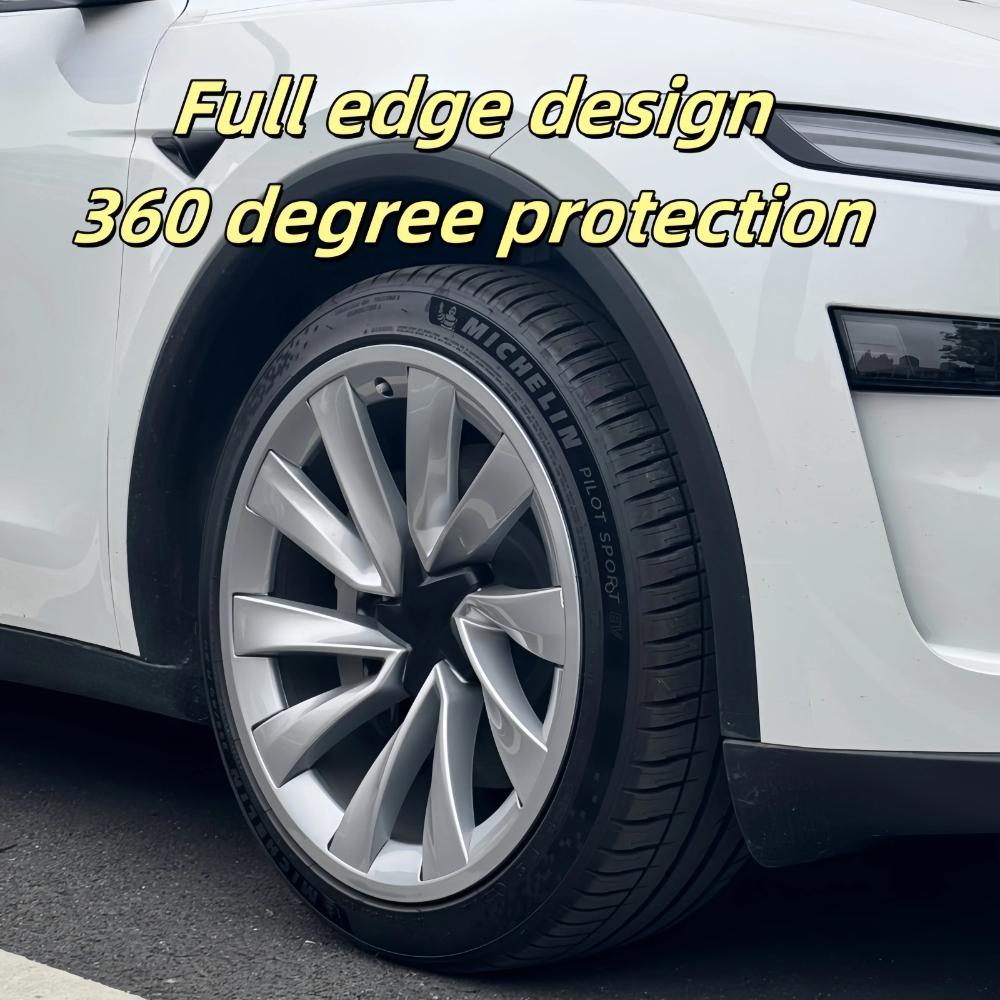 For Tesla Model Y Juniper 2025 20 Inch Wheels ABS Rim Guard Rim Car Hubcap Cover Protection Hubcap Patch Scratch Proof Hub Cap