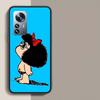 Mafalda Cartoon Phone Case For Xiaomi Mi 13 12T Poco F7 Pro 14 Ultra 15 Pro 12X 12 9 8 Lite 5G 11T 11i 10 10T Pro Capa Coque