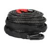 Synthetic Winch Rope with Protective Sleeve High Toughness 7.5T Strength 9.5mm X 25m for 4WD Off Road Vehicle ATV UTV