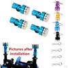 4 Pcs / Package Black Invisible RC Car Shell Column for Model