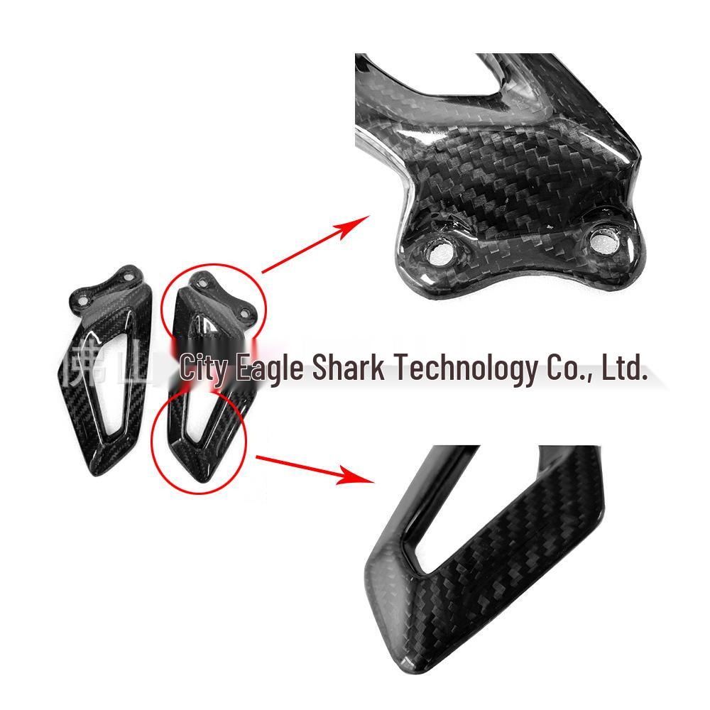 BMW S1000RR Carbon Fiber Footrest Guard for Motorcycle Protection