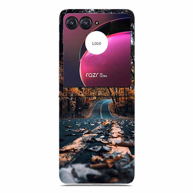 Чехол для телефона Motorola Razr 50 Ultra Case 50Ultra Прозрачный Пластик / ПК Жесткий Coque Для Moto Razr Plus 2024 Складной Чехол 6.9" Funda