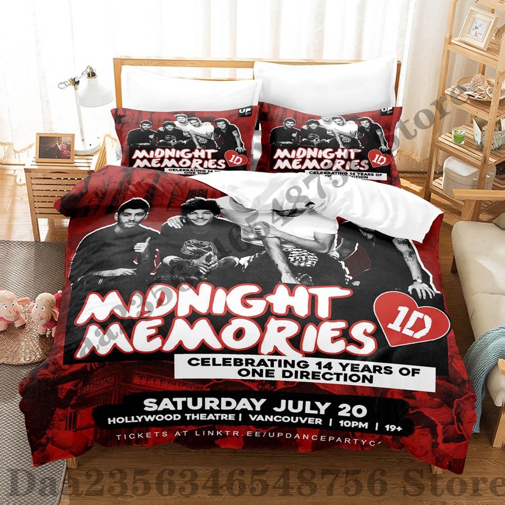 Постельное белье Direction One Односпальное Двуспальное Полный Размер Queen Size King Size Комплект для Взрослых Детской Спальни Пододеяльник Комплекты Печать Аниме Комплект Постельного Белья