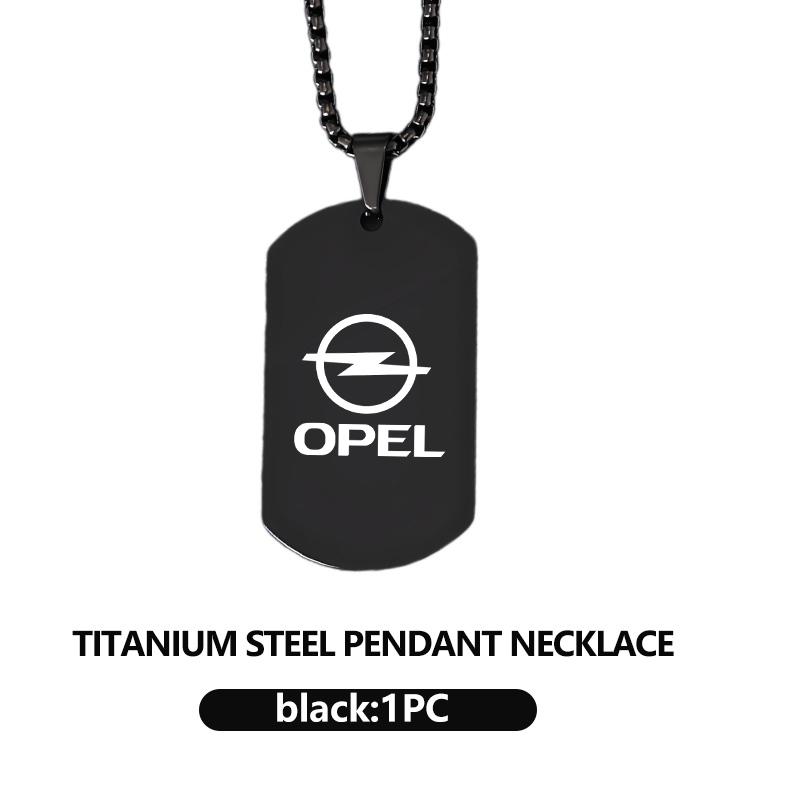 Personalized Engrave Necklace Stainless Steel Custom Pendant Gift For Opel ADAM ASTRA J K CORSA E INSIGNIA MOKKA VIVA Meriva