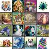 5D Diamond Painting Diy Cross Stitch Embroidery Complete Kit Cat Diamond Painting Home Wall Decoration Handmade Holiday Gifts