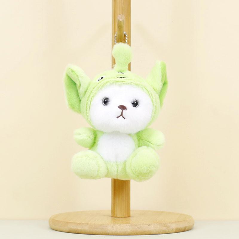 Adorable Plush Bear Keychain Cute Alien Teddy Bear Soft Toy Wedding Favor