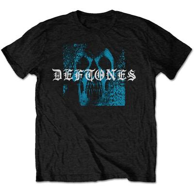 Новая футболка Deftones Static Skull S M L XL 2XL НОВАЯ Футболка A220 Унисекс Футболка