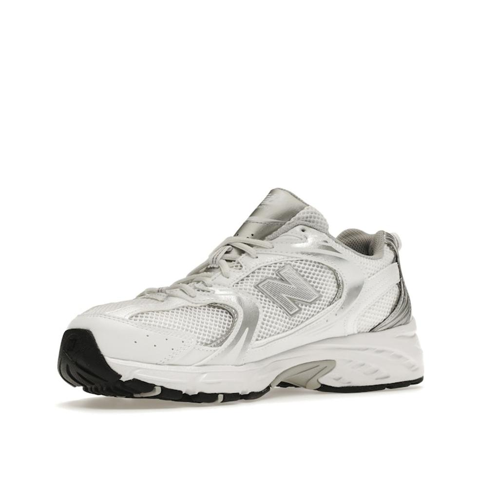 New Balance 530 Бело-серебристые мужские кроссовки Munsell-White Silver-Metallic MR530EMA
