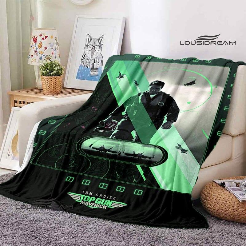 Классический фильм Top Gun Плед Детский теплый и красивый плед Мягкий и удобный плед Подарок на день рождения