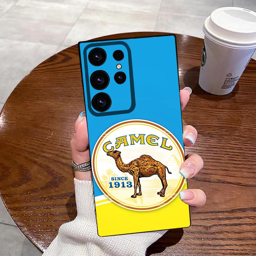 Бренд C-Cigarette Чехол Camel для Samsung S25 Edge S24 S23 S22 S21 S20 Ultra Plus Fe Galaxy A54 A53 A34 A25 A16