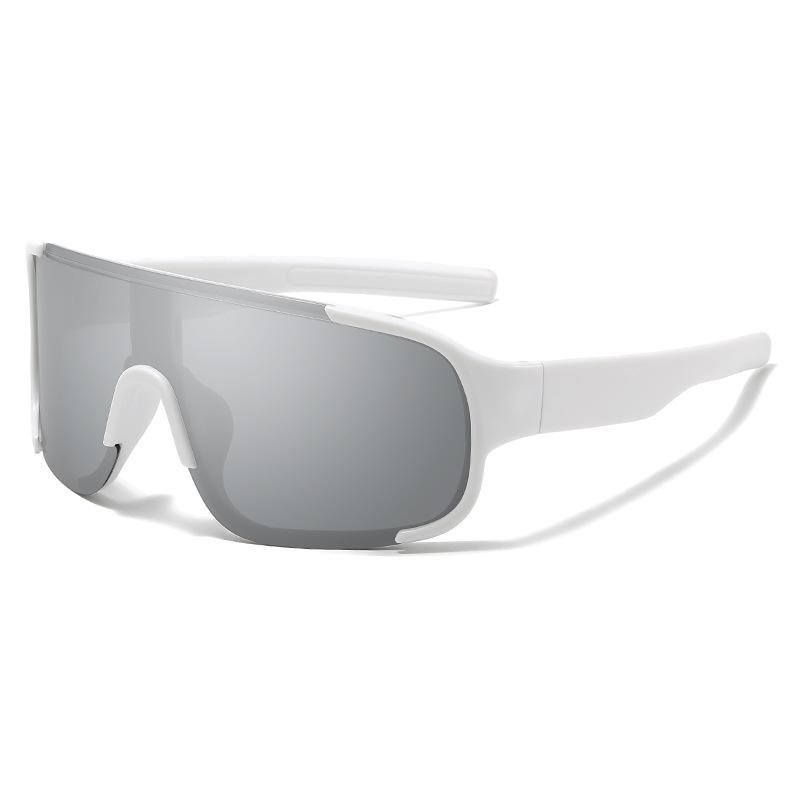 Large Frame Slim Outdoor Cycling Mountaineering Skiing Windproof Goggles Sunglasses Sun Protection Sports Sunglasses Men and Women