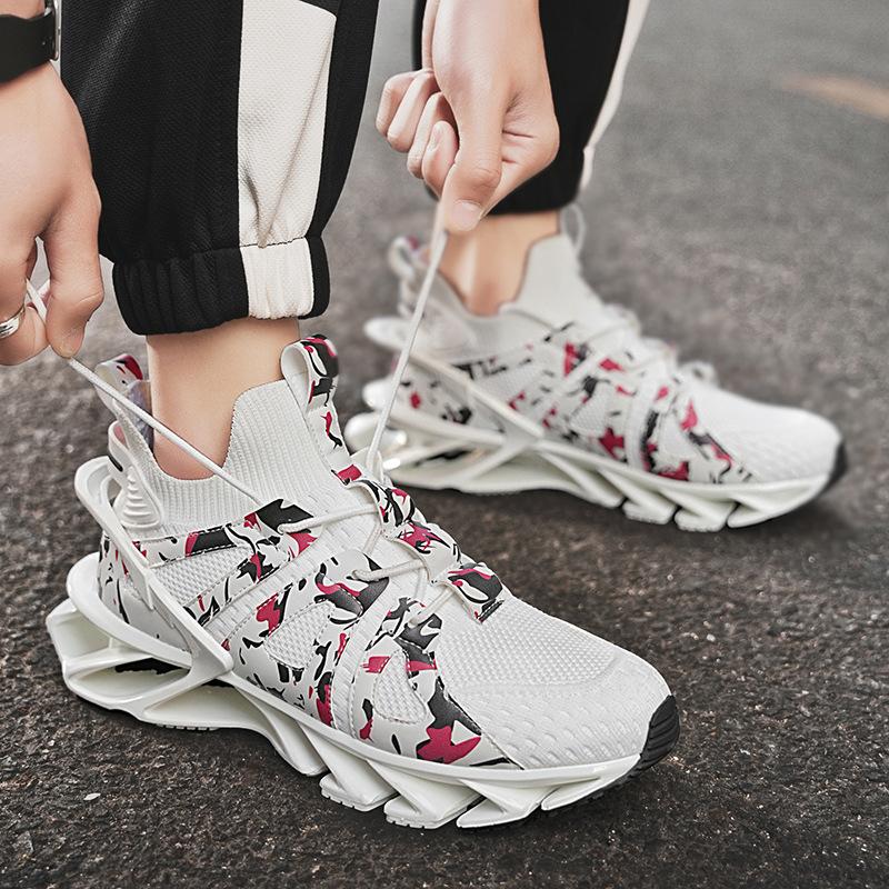 Shoes Men's low-top soft-soled cushioning sports shoes are light, comfortable and versatile, casual trendy shoes are trendy and breathable