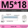 Оцинкованный шестигранный болт класса прочности 8.8, Высокопрочный M4-M30