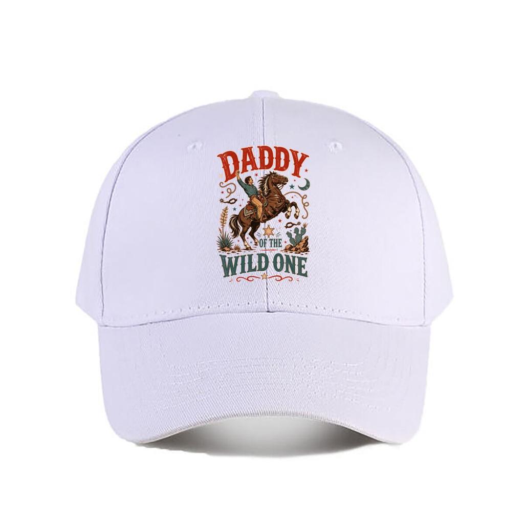 Daddy Rodeo Western Spirit Graphic Baseball Cap Fashion Outdoor Sports Sunhat Unisex Snapback Cap Womens