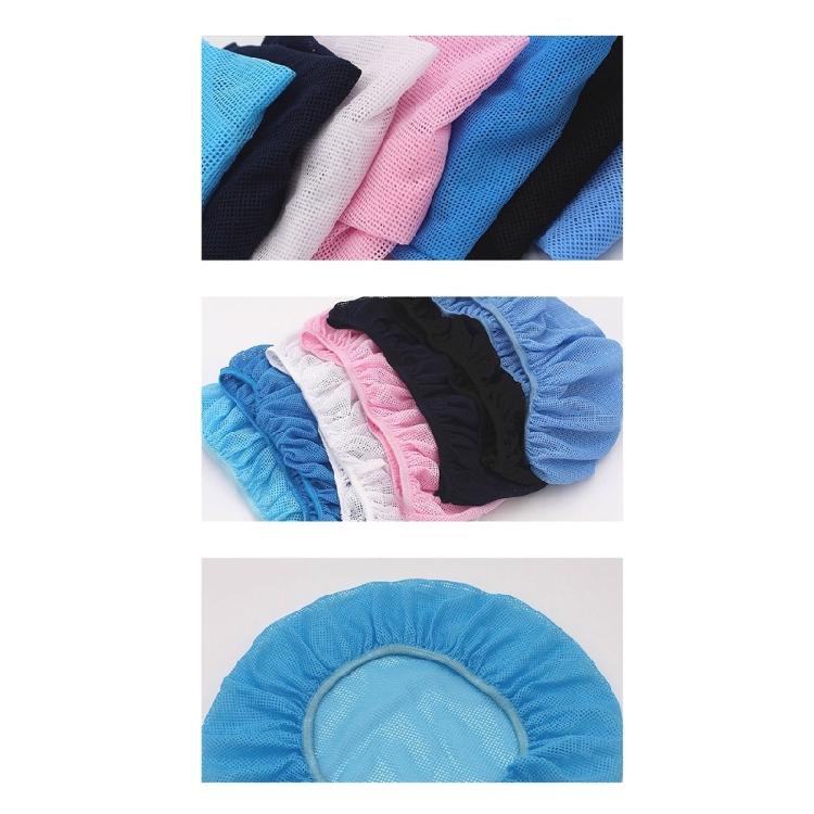 Summer Mesh Work Cap for Hair Coverage in Factory Kitchen Tasks, Brimless Elastic Design with Lightweight Wear