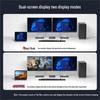 2x Вход USB-C, 2x Выход DP1.4, 2x USB 3.0, 2x USB 3.2, 1x USB-C, Слоты для карт SD и TF