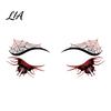Festival Eye Makeup Halloween Face Temporary Tattoos for Women, Waterproof Pumpkin Spiderweb Party Supplies Art Stickers Masquerade Carnival