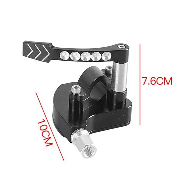 Motorcycle Aluminum Alloy Thumb Throttle, Black, for Honda TR