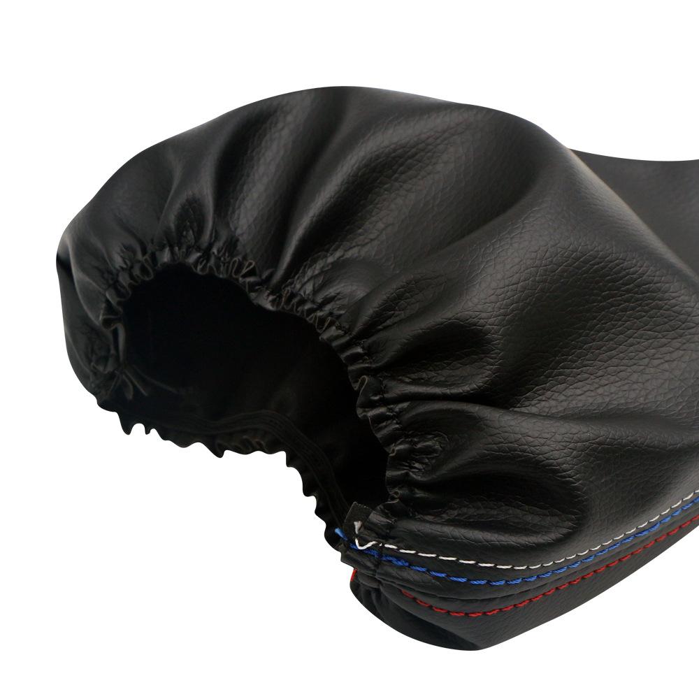 1 шт. Чехол пыльник рычага переключения передач автомобиля, набалдашник, ручка ручного тормоза, головка рычага переключения передач, защитный чехол из черной кожи для BMW 3 серии E36 E46 M3