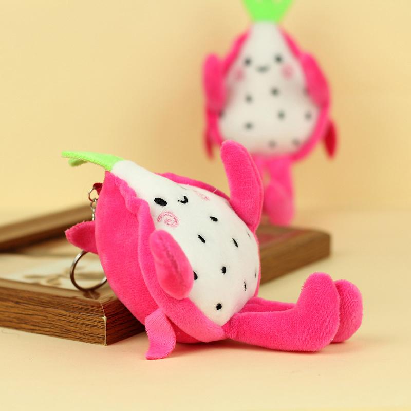 Удобная имитация плюшевого фрукта дракона, брелок с фруктами, мягкая подушка, плюшевая игрушка, кавайные мультяшные фрукты, куклы для девочек, игрушки