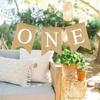 Baby Shower Chair Banner Burlap ONE Garland Boy Girl One Year Old Birthday Party Decoration Favors Photo Props Supplies 3 Colors