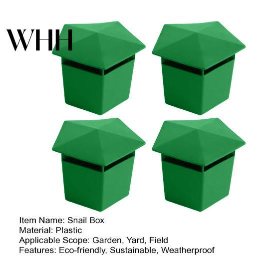 Non-toxic Slug Catcher 4 Pcs Snail Trapper Box Easy-to-Use Garden Farm Protector And Trap Traps Environmentally Friendly for Yard Harmless Removal