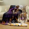 Golden Spartan Warrior Blanket bedroom Blanket for Livingroom Couch lunch break Soft throw for Friend's festival Gift