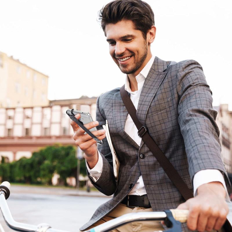 Elastic Anti-Drop Phone Strap with Adjustable Buckle Universal Cell Phone Back Strap for Shockproof Grip Creative Anti-Slip Safety Belt