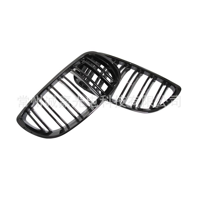 Compatible with BMW 3 Series Coupe E92 E93 Early M3 Front Grille - Gloss or Matte Black Double-Line Design