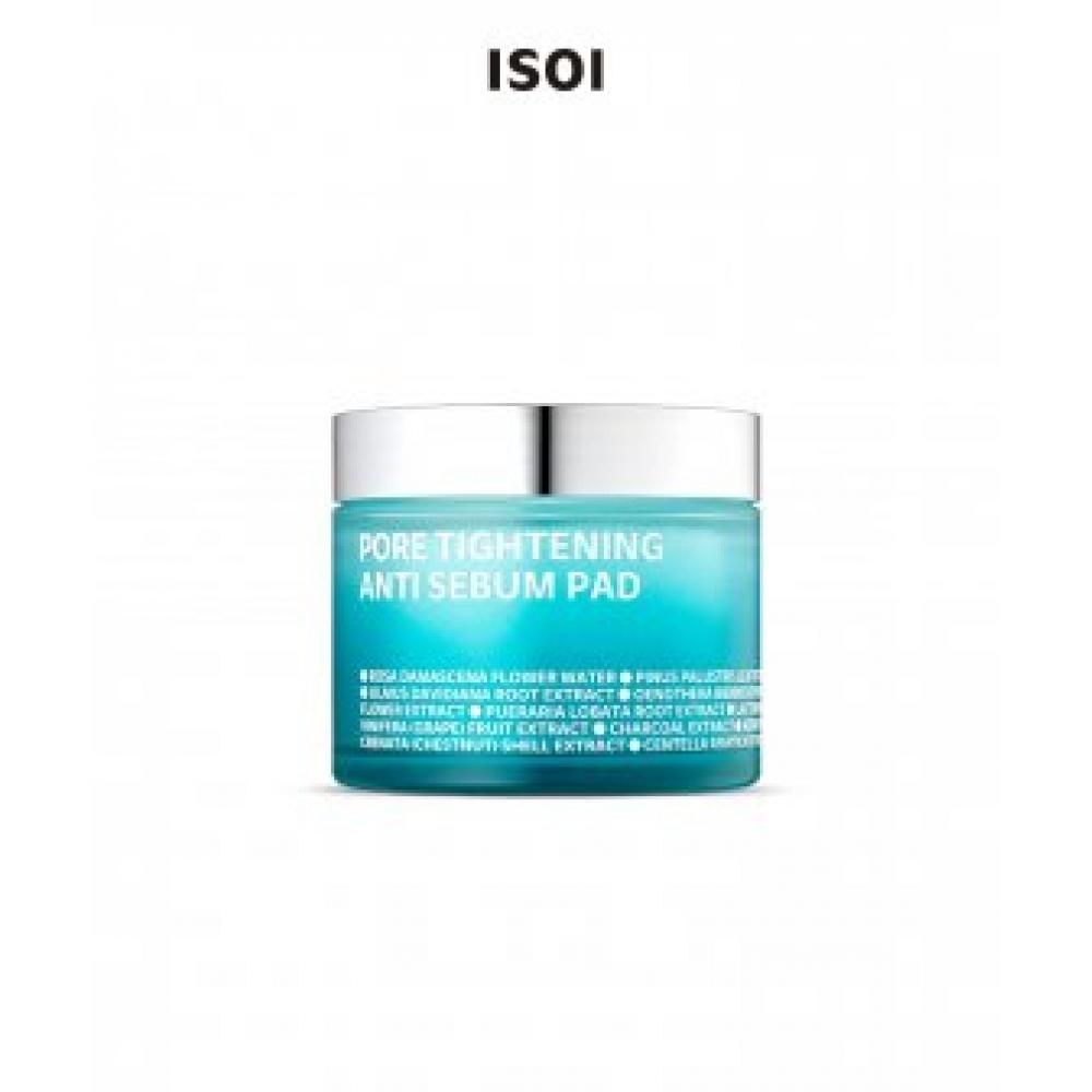 Диски для сужения пор Isoi Anti Sebum 170 г 60 шт. 