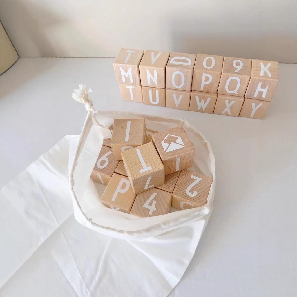 26 Кубик с буквами Конструктор Детский Набор-пазл для раннего обучения
