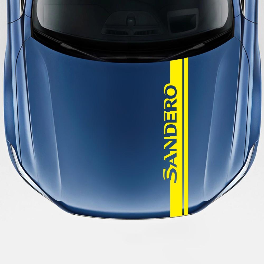 Наклейка на капот автомобиля Doordash, виниловая модная забавная пленочная наклейка, наклейка Dacia Sandero Stepway R4 Xplore Techroad Streetway