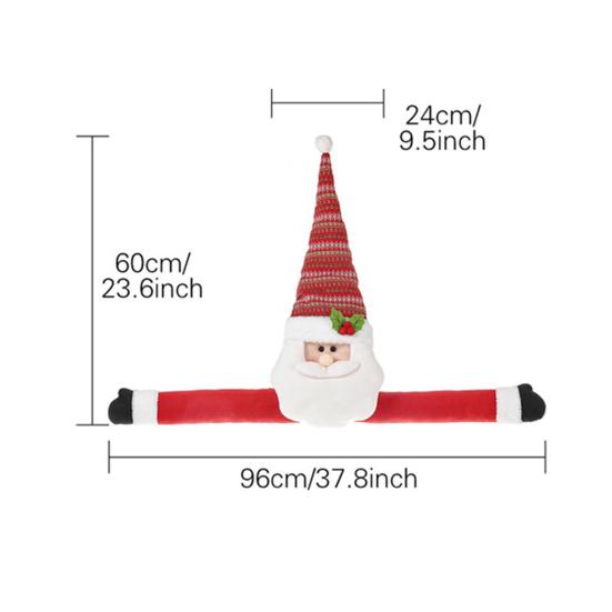 Украшение рождественской елки Санта-Клаус Снеговик плюшевые куклы с длинной рукой Рождественское украшение для теплой праздничной атмосферы