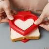 Yousheng Love Heart Sandwich Cutter And Sealer for Kids Picnic Sandwich Maker Easy Clean Bread Mold Kitchen Tool